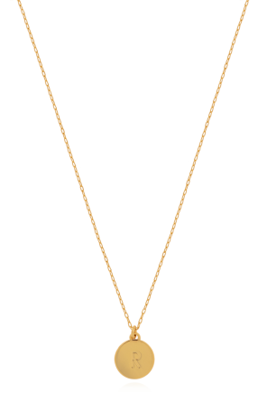 Kate Spade Flip A Coin Gold outlet Embossed Necklace